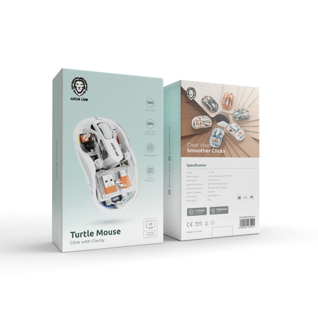 ماوس گرین لاین مدل Turtle بی سیم