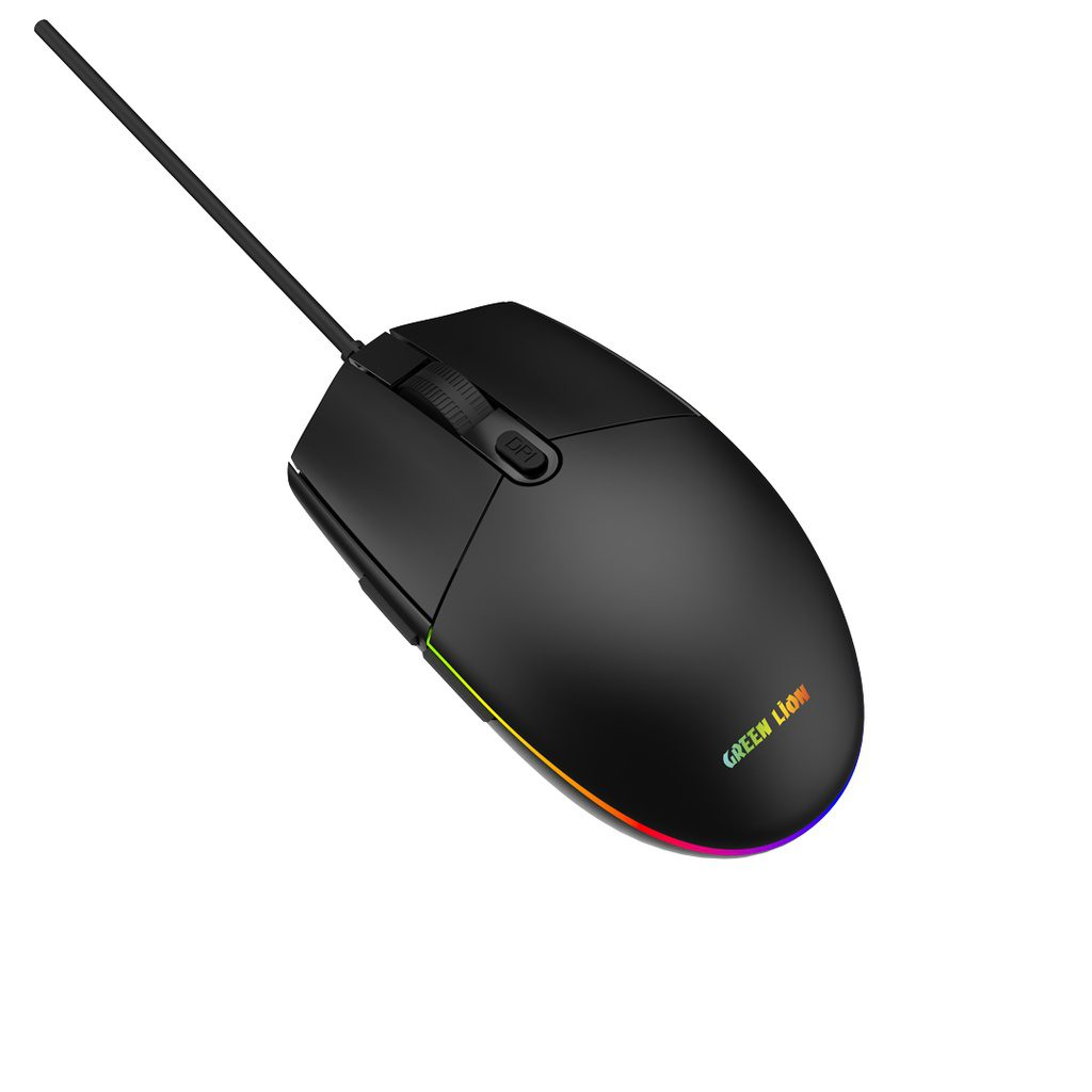 ماوس گیمینگ سیمی گرین Green lion Wired Gaming Mouse