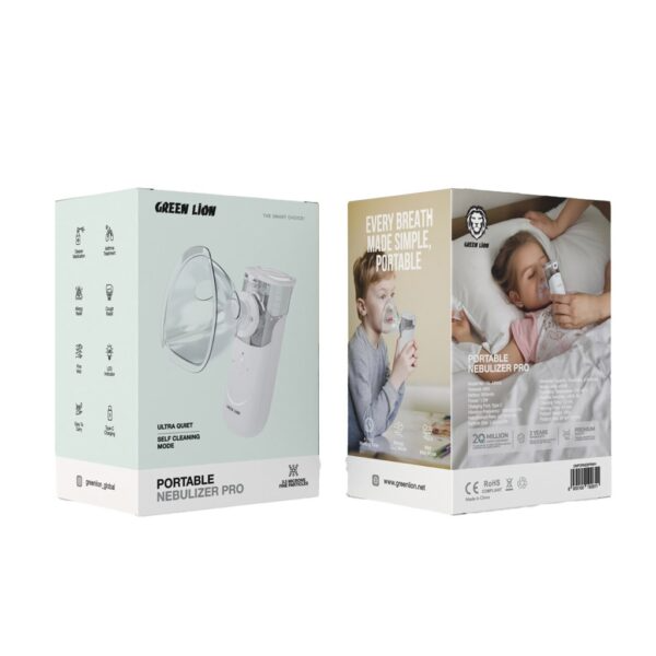 دستگاه نبولایزر قابل حمل گرین لاین Green Lion Portable Nebulizer Pro