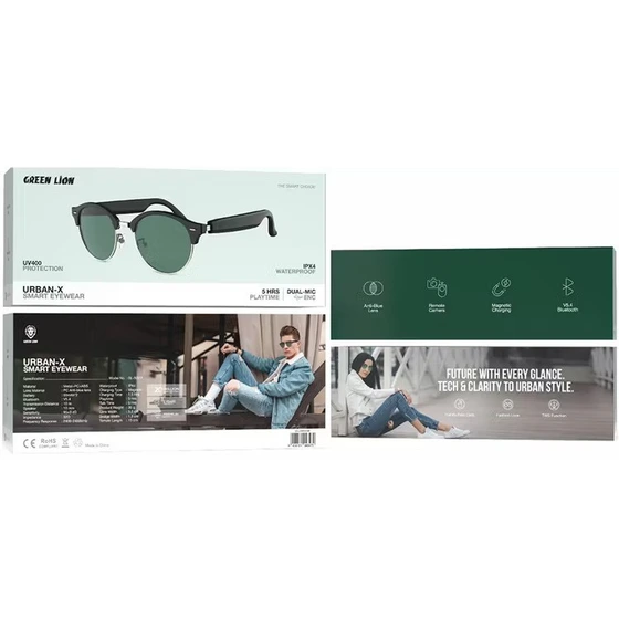 عینک هوشمند گرین لاین مدل Urban-X Smart Eyewear