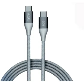 کابل تبدیل USB-C کیو سی وای 60 وات مدل DC21 طول 1.2 متر