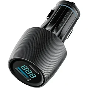 شارژر فندکی پاورولوژی مدل PCCSR020C ظرفیت ۸۳ وات دو پورت