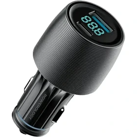 شارژر فندکی پاورولوژی مدل PCCSR020C ظرفیت ۸۳ وات دو پورت