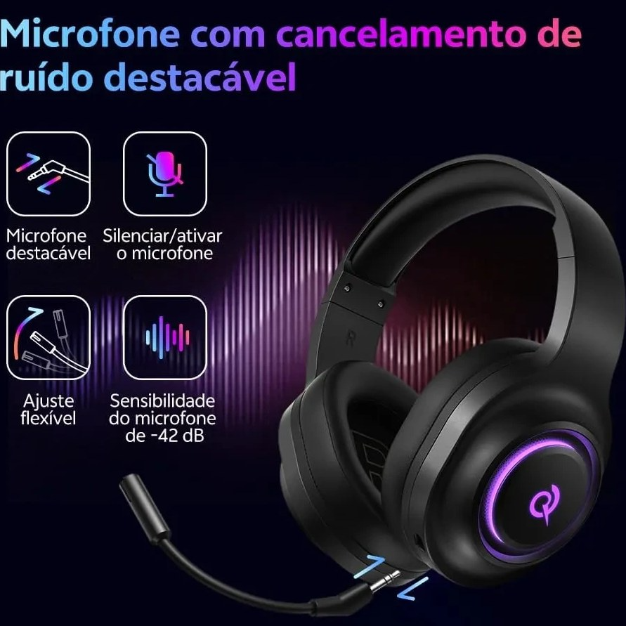 هدفون گیمینگ باسیم کیو سی وای مدل V200 Heroad
