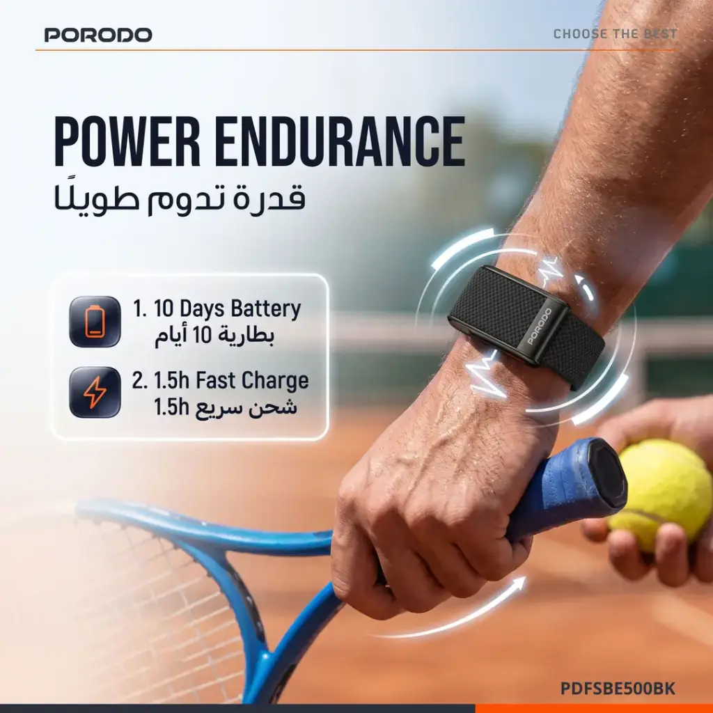 دستبند هوشمند Porodo TrackFit Neo