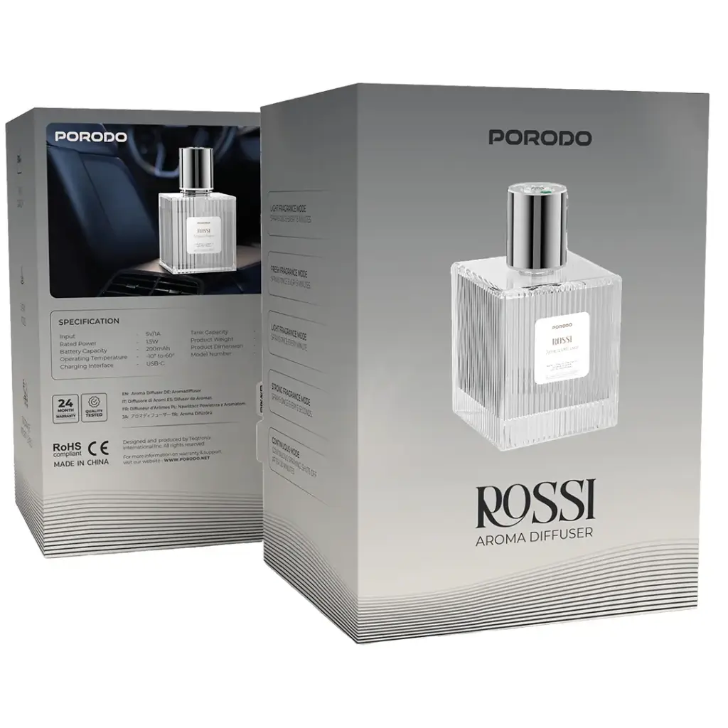 خوشبو کننده هوا آروما Rossi PDLFSTD2B ظرفیت ۵۰۰ میلی‌لیتر