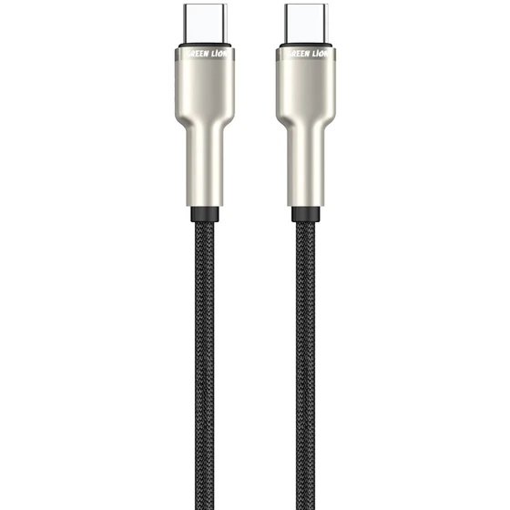کابل تبدیل USB-C به USB-C گرین لاین Green Lion USB - C to USB - C Braided Cable 60W
